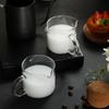 2 Piece 2 Flow Guide Port Glass Coffee Cup Set 120 ML Milk Cup Multi-purpose Espresso Cup Set  Bar