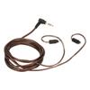 Replacement Headphone Cable with Mic for AS06 AS10 ZST ZS3 ZS4 ZS5 ZS6 Headphone with 2 Pin 0.78mm Connector Interface