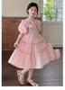 Girls' dress summer dress 2026 new children's college style dress summer girls super beautiful princess dress