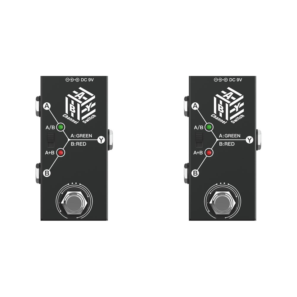

LF# ABY Box Line Selector Metal Cosage AB Switch Anti-slip Mini Guitar Effect Pe