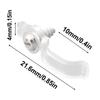 50/100 10mm/0.4in Mounting Bracket Clip Is Used For One Side Fixing Clip Of 5050 LED Strip Light Bar For RGB Led Strip Light