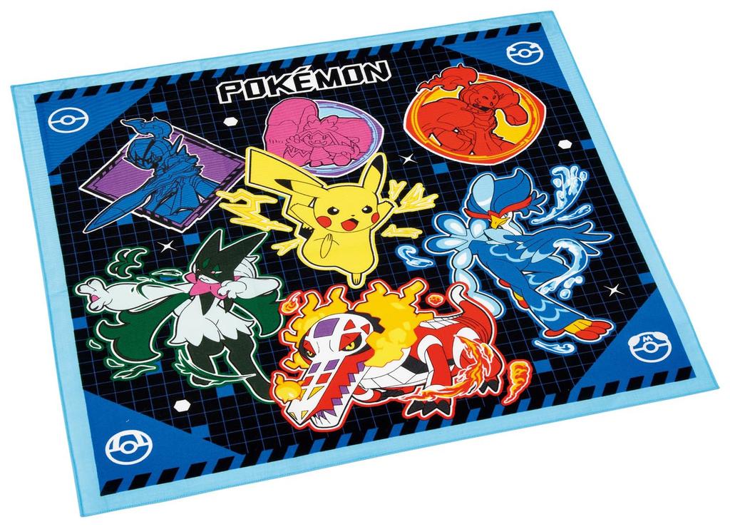 Skater Lunch Cloth for Made in Size Kids, 43x43cm, Japan, Pokemon, 25, Boys, KB4-A