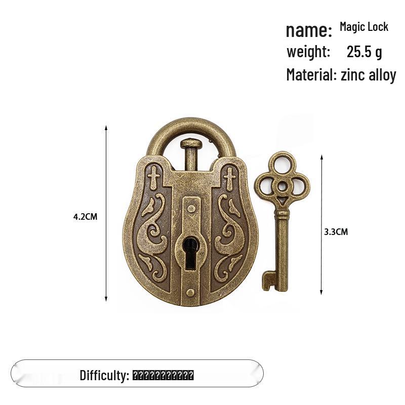 Zinc Alloy Kongming Puzzle Lock: Disentanglement Ring Educational Toy