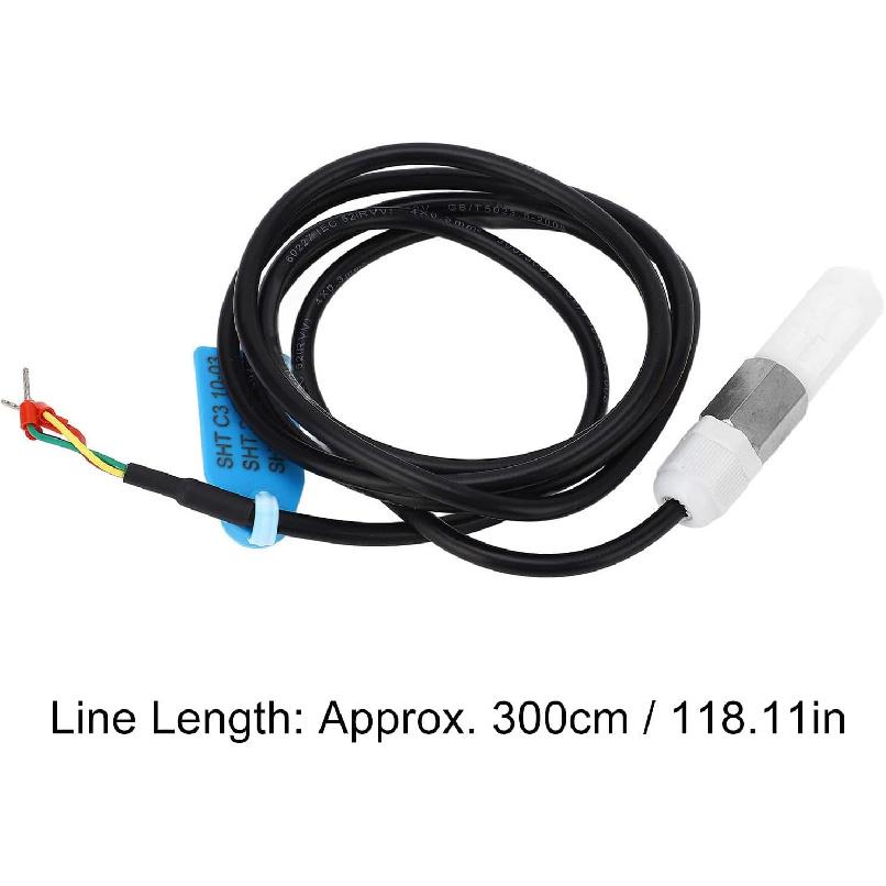 High Accuracy Digital Soil Temperature and Sensor Probe with Soil Monitoring Tester Probe and DC3.3V Soil Temperature Humidity Sensor Probe