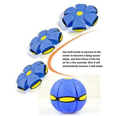 Dog Frisbee Ball - Portable Birthday Puppy Toy Ball Interactive Mako Stress Relief Kids Toys