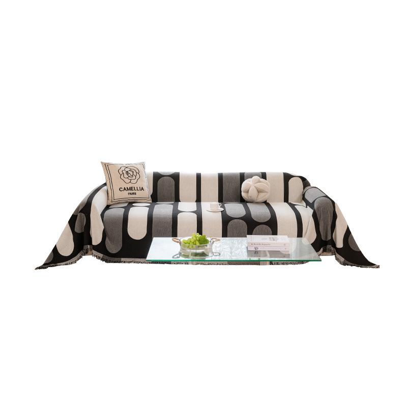 2025 New Sofa Cover Cloth Towel Chenier Sofa Blanket, a Whole Non-slip Seat Cushion Cover, Universal In All Seasons