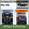 Android 14 For Citroen C4 C-Triomphe C-QUATRE 2012 - 2016 Car Radio Multimedia Video Player GPS Navigation Bluetooth Audio QLED