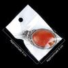 ET of gemtone crystal agate semi-precious stone alloy inlaid gemstone pendant, jewelry