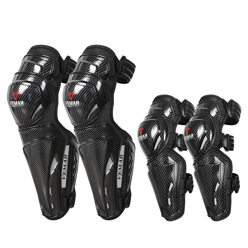 Tang Jun Carbon Fiber Motorcycle Knee & Elbow Protectors