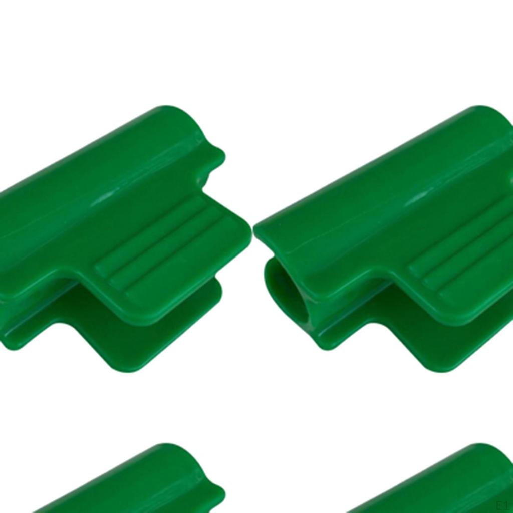 20 Pieces Film Netting Pipe Clamps for Fixing Greenhouse Shading Net Reusable