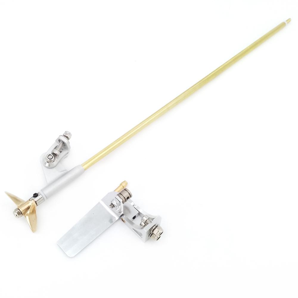 RC Boat Accessories 3.175mm 1/8" flexible Shaft Strut 2835 Motor 40A ESC Rudder Propeller Kit for Small RC Boat Speed MONO CAT