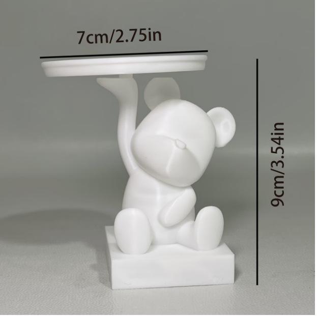 3D Printed Polar Bear Jewelry Tray and Desktop Ornament