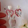 Harajuku White Resin Heart Rabbit Drop Earrings for Women Girls Fashion Ear Ring Jewelry Cute Three-dimensional Animal Earring