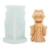 Ancient Doll Candle Silicone Mold 3D Girl Aromatherapy Plaster Soap Resin Mold DIY Chocolate Cake Baking Tool Home Decor