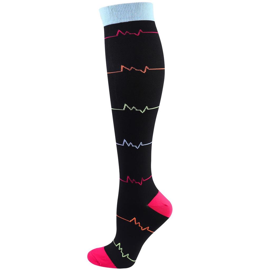 58Styles Men Women Compression Socks Fit Outdoor Sports Compression Socks For Anti Fatigue Pain Relief Knee Varicose Veins Socks