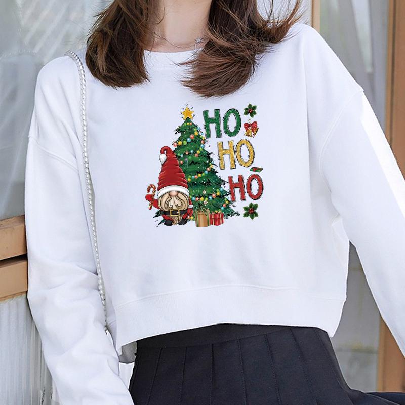 Christmas Trees Stickers On Clothes Winter Santa Claus Patch A-Level Washable Vinyl Diy Hoodies Tops Thermal Press Parches