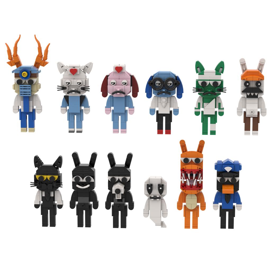 Animal Hospital BUilding Blocks Toy Animal Hospital Anomaly periphery Anomala Animal Hospital Ratthew Dog Barney Halloween Gift