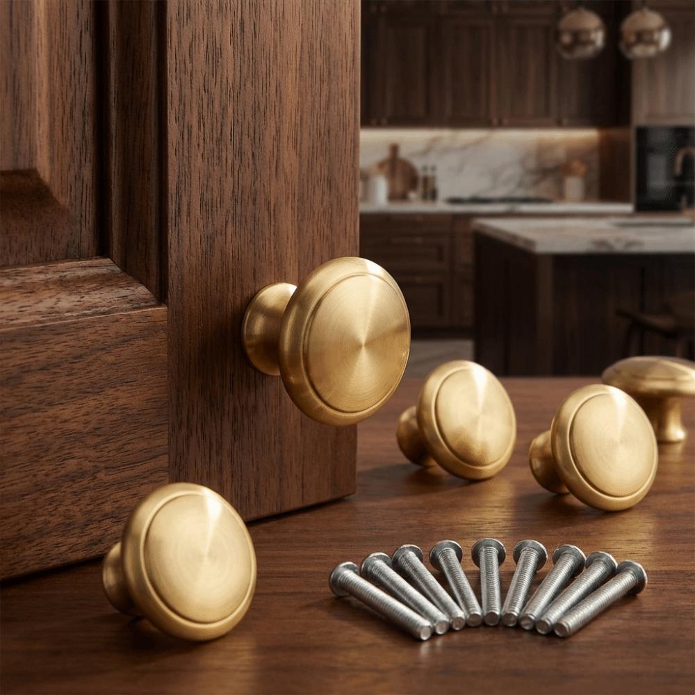 Small Size Cabinet Drawer Handle Golden Color Furniture Handle  Cabinet Application