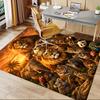 1PC Kingdom Animal Extra Large Non-Slip Floor carpet, Office, family, bedroom, Studio - Large Area Rug,Longlasting Material-K0372
