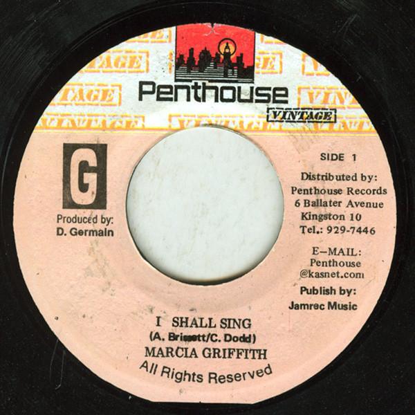 

7inch Record MARCIA GRIFFITHS - I Shall Sing NONE Penthouse Vinta Jamaica Reggae, Ska & Dub Used
