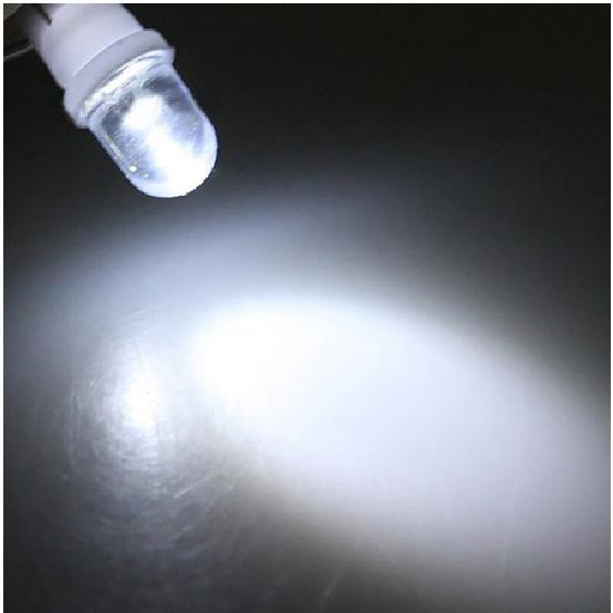 30pcs Car T10 Led Bulbs LED Light Cold White Silica Auto Interior Dome Reading Wedge Side Door Trunk Lamp License Plate Lamp 12V Bulbs 7