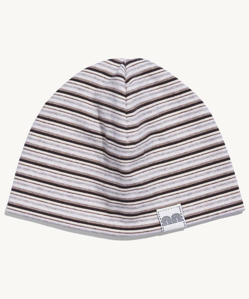 NOT NEW Nn Label Stripe Beanie Brown