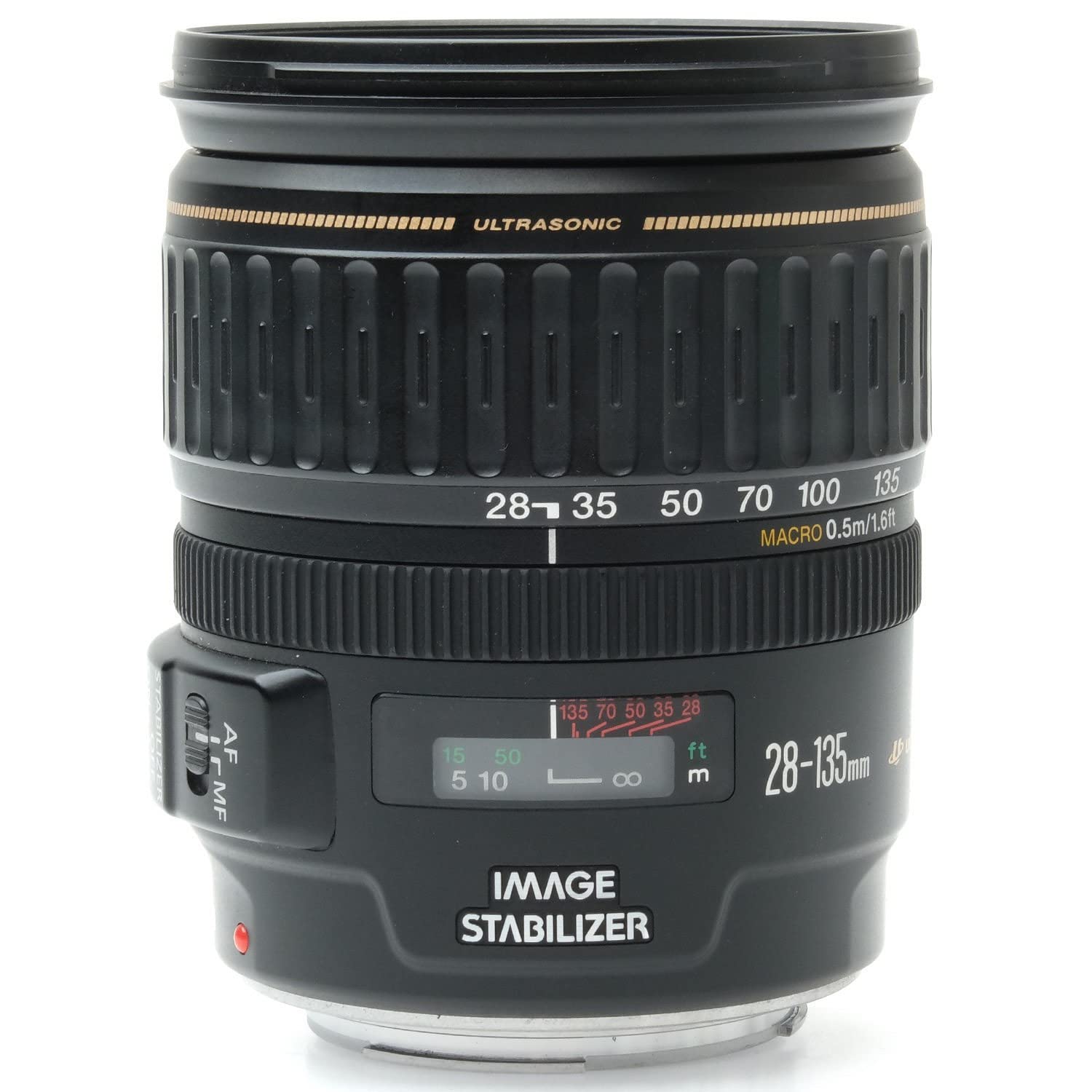 

Canon standard zoom lens EF28-135mm F3.5-5.6 IS USM full size compatible