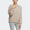 Adidas Originals Adibreak Crew Neck Sweatshirt with Patchwork and Embroidered Logo Women Tops Grey IC8131