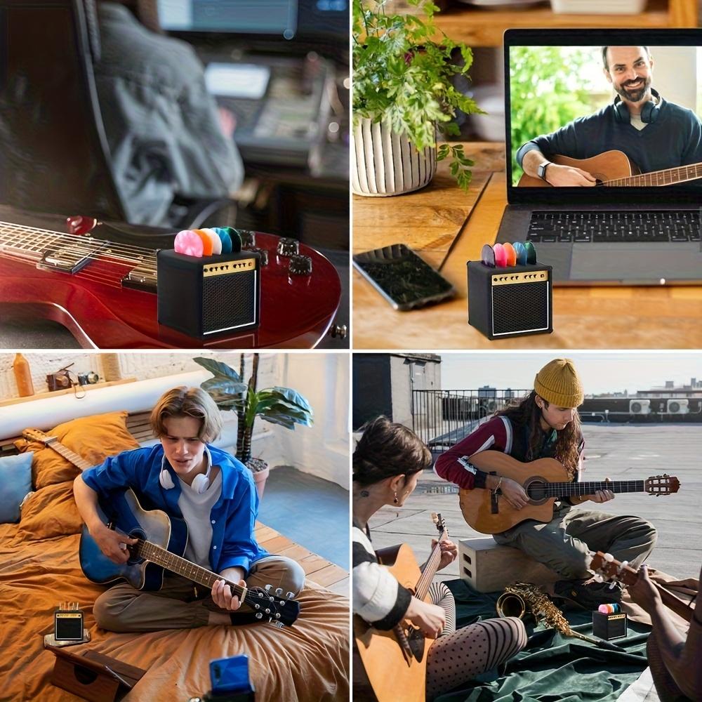 Mini Guitar Pick Storage Box, Desktop Guitar Pick Storage Rack, Suitable for Good Choice for Guitar Players and Gifts