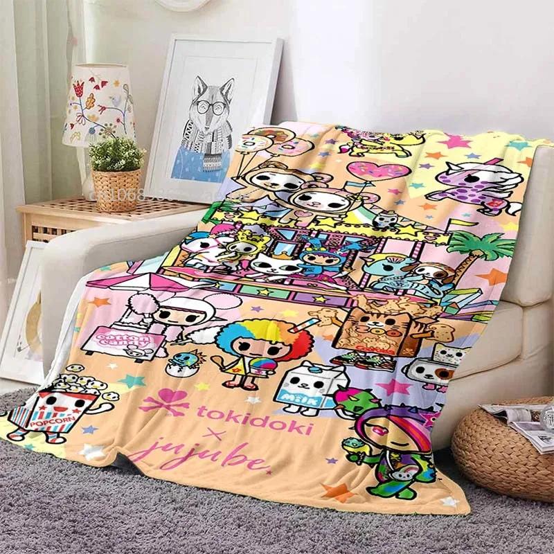 Japanese Style Tokidoki Blanket Anime Fantastic Print Flannel Blankets for Beds Sofas Warm Bed Soft Blanket