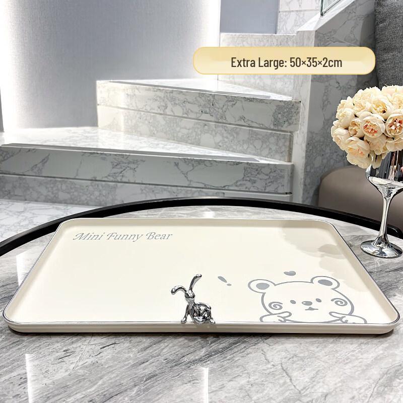 Rectangular Plastic Serving Tray