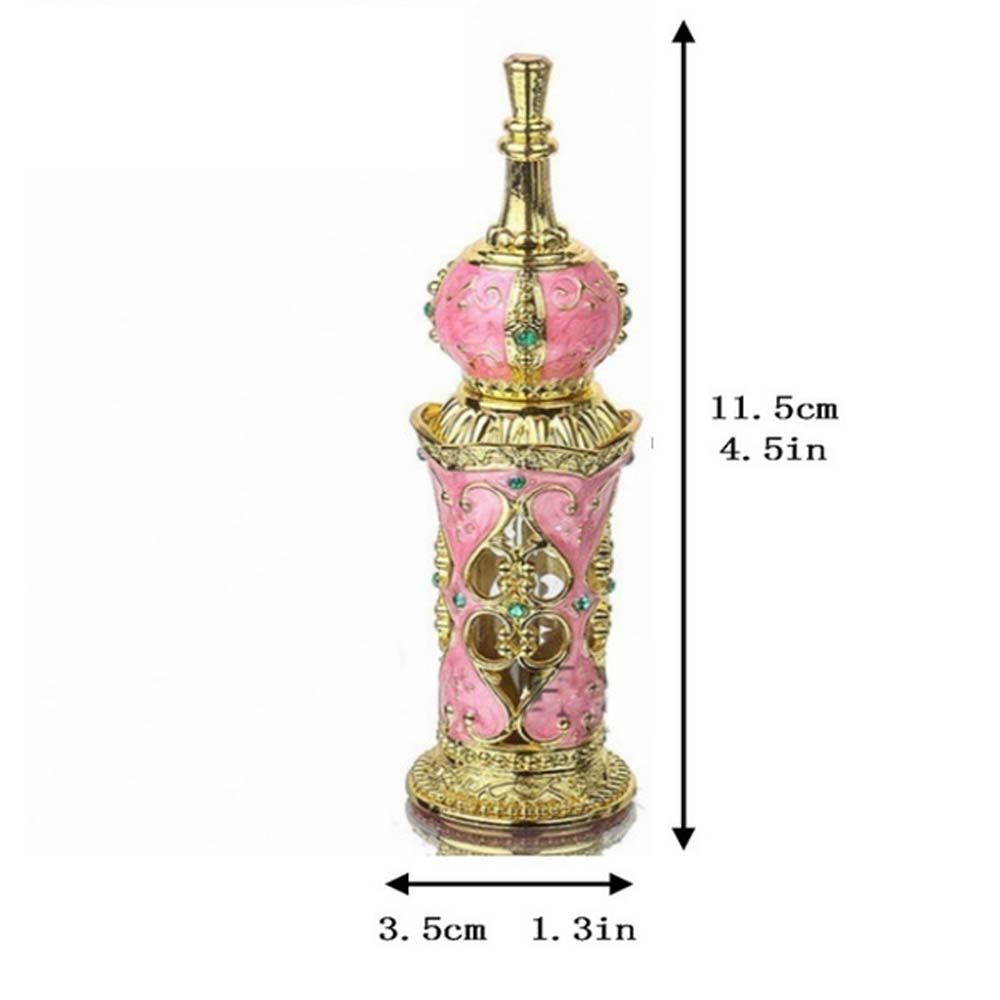 Dropper Empty Bottles Glass bottle Metal Perfume Bottle Arabic Crystal Oil Bottles Oil Container