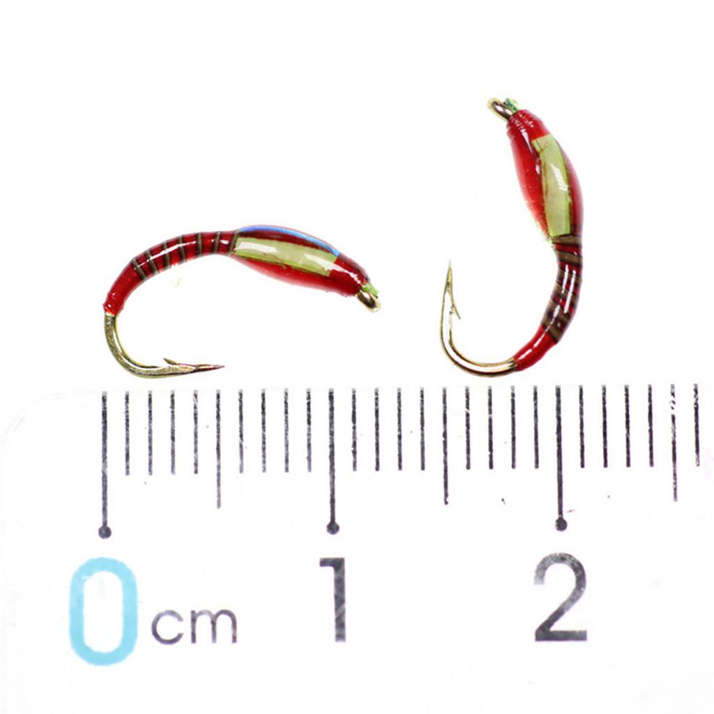 6/12/18/24 szt./pudełko Różne nimfy epoksydowe do połowu muchowego na pstrągi, okonie, ryby, przynęty wędkarskie