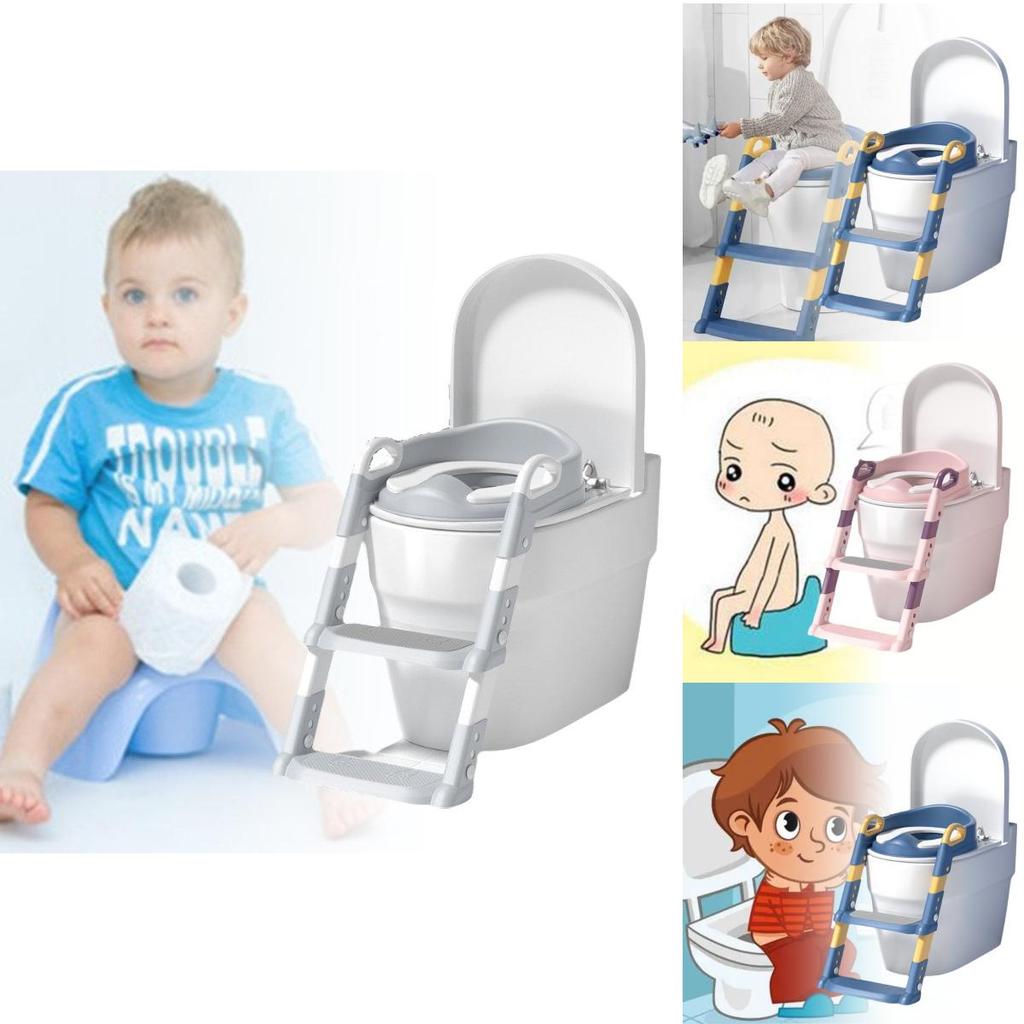 Portable Folding Children's Toilet Seat Soft Pp Material For Easy Potty Training And Comfort