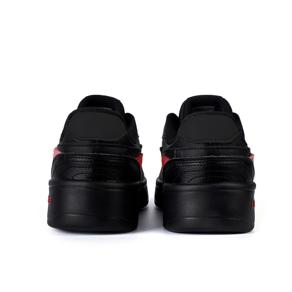 Li Ning Slip Resistant Cushioning Abrasion Resistant Low top Skateboard Shoes Men's Black Red AGCU515-5(Team746-)