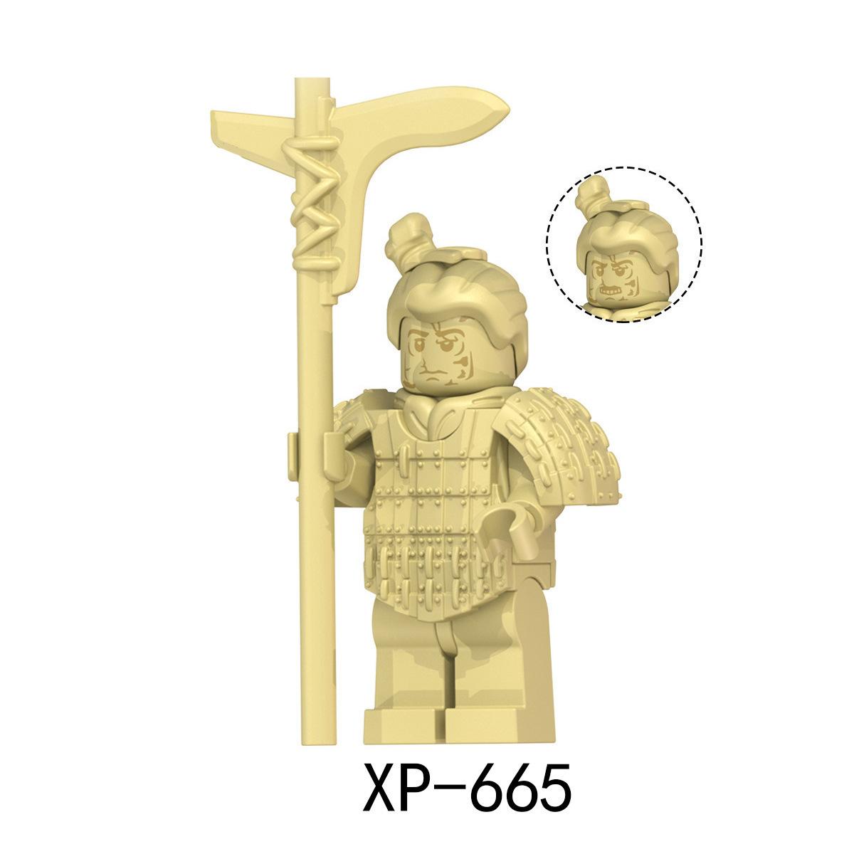 

Kt1088 Kt1089 Цинь Шихуан гражданские и военные чиновники терракотовые воины модель строительный блок человеческая игрушка