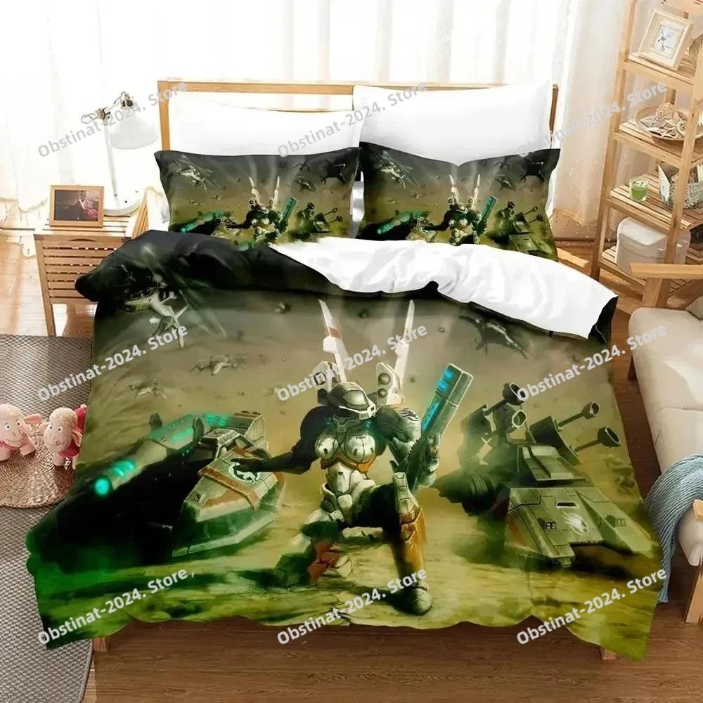 3D Game Command And Conque Bedding Set Duvet Cover Bed Set Quilt Cover Pillowcase Comforter king Queen Size Boys Adult