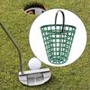 Unbreakable Golf Ball Basket Plastic Carrying Bucket Holder with Handle for Practice Storage Course Driving Range