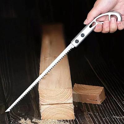 Mini sega per lavorazione del legno, sega per cartongesso, falegname, albero, giardino, taglio, rami, veloce, dentatura fine, manuale, utensili