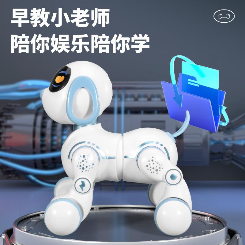 Yingjia Intelligenter Induktions-Roboterhund Kann Singen Und Tanzen Kinder Früherziehung Geschichte Elektrische Programmierung Stunt-Spielzeug-Hund