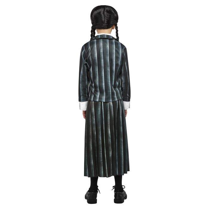 Déguisement uniforme scolaire Mercredi Addams enfant