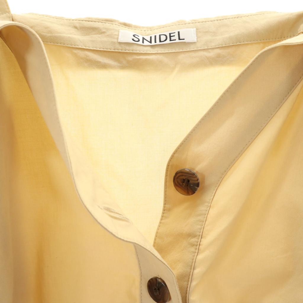 SNIDEL Short sleeve Open Shoulder shirt F beige Women Used