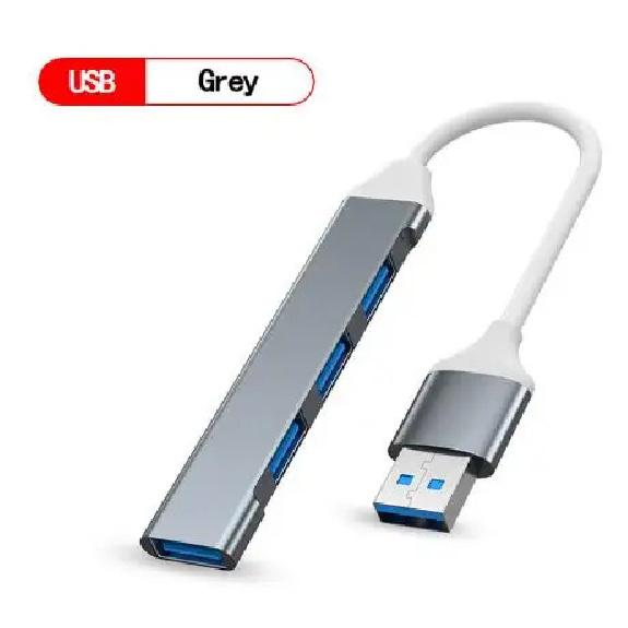 New USB 3.0 Hub 4 Port USB Hub High Speed Type C Splitter 5Gbps For PC Computer Accessories Multiport HUB 4 USB 3.0 2.0 Ports