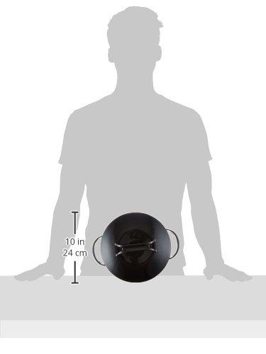 Nodahoro 20cm Enamel Casserole, Gas/IH Compatible, Double-Handled Pot with Excellent Heat Retention, Made In Japan, NOMAKU Black, NOM-20TBK