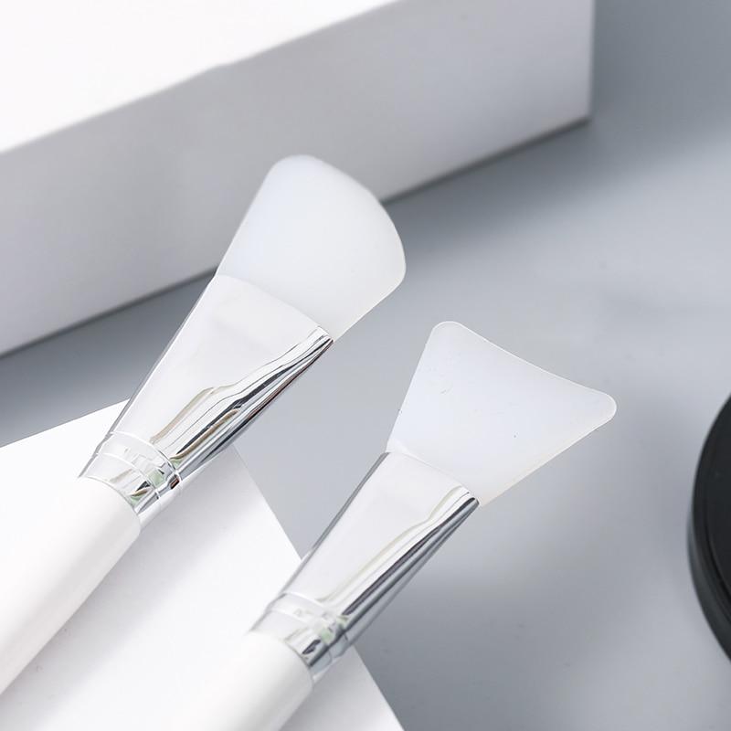 5pcs Professional Silicone Mask Brush DIY Home Salon Silicone Facial Mud Mixing Brush for Skin Care Reusable Cosmetic Tool