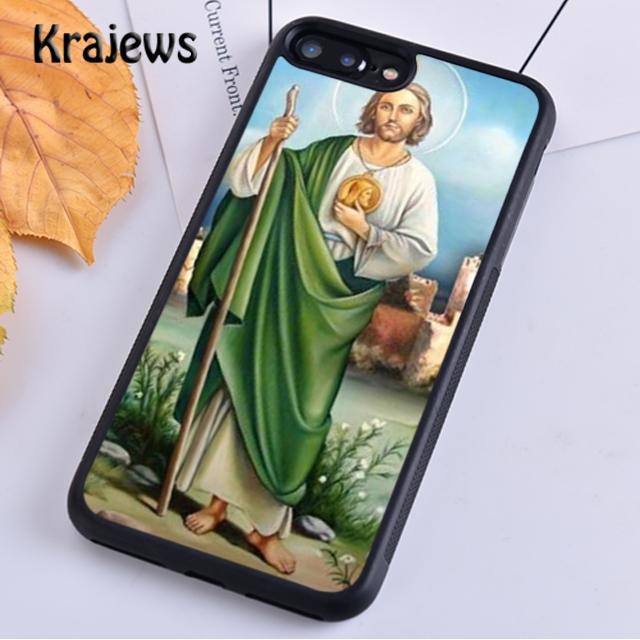 

Krajews San Judas Soft Phone Case Cover For iPhone 17 Air 16 15 14 plus 11 12 13 pro max coque Shell Fundas iPhone 13