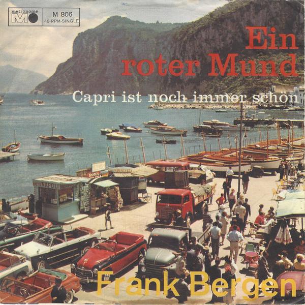 

7inch Record FRANK BERGEN - Ein Roter Mund M806 METRONOME 1965 Japan Pop Used
