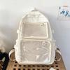 Student School Backpack Large Capacity Backpack Travel Backpack Clear Backpack Japanese Styles Backpack