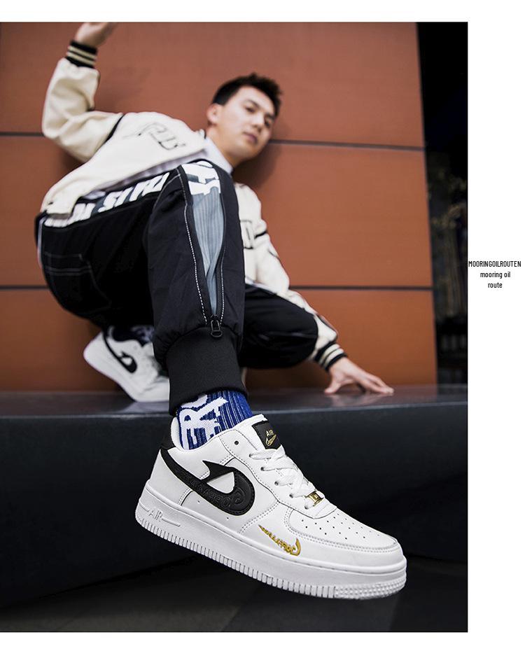 Pantofi sport AJ Couple Air Force One cu talpă joasă: Pantofi sport pentru bărbați și femei, pentru toate anotimpurile