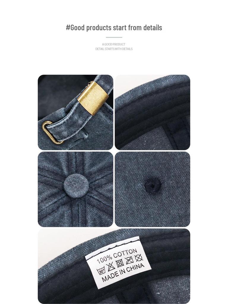 Autumn & Spring Soft Cotton Melon Hat: Versatile Streetwear for All Seasons